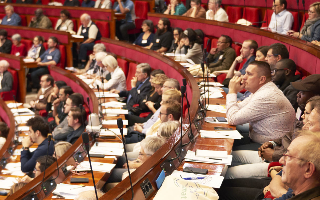 Les 150 citoyens de la Convention Citoyenne pour le Climat à l'Assemblée