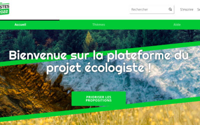 La plateforme participative de la primaire écologiste !