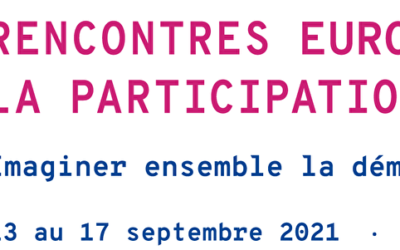 Rencontres européenne de la participation 2021 à Amiens