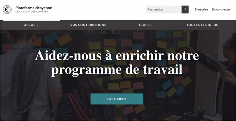 plateforme cour des comptes open source politics