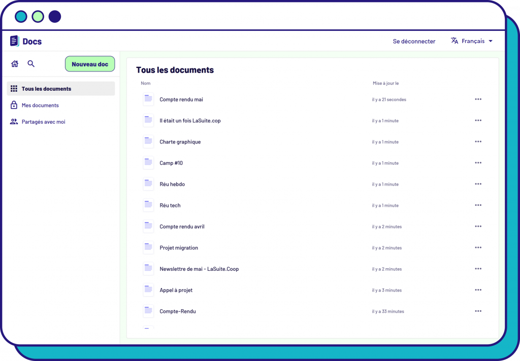 Tester Docs avec LaSuite.coop (capture écran)